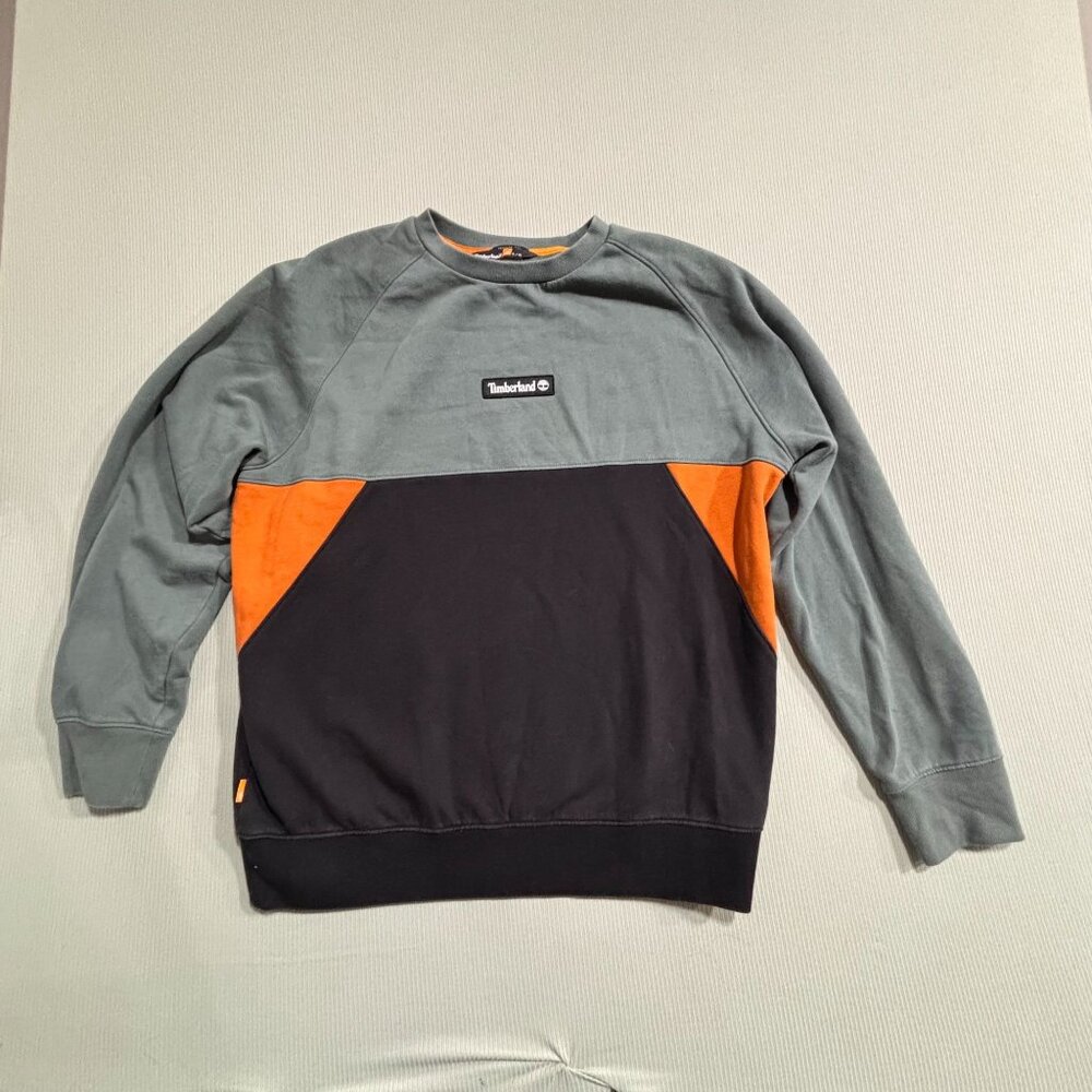 Timberland Men's Regular Fit Crewneck Sweatshirt Size L Green / Black